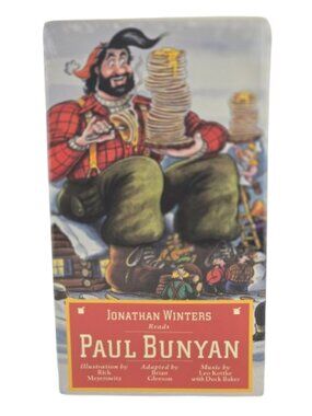 Vintage VHS Jonathan Winters Reads Paul Bunyan 1990 Rabbit Ears Storybook